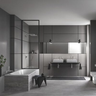 Grohe Eurocube eengreeps inbouw mengkraan voor bad 2 verbruikers supersteel 24062DC0 4