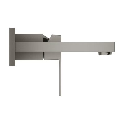 Grohe Eurocube eengreeps inbouw wastafelmengkraan hard graphite geborsteld 19895AL0 6