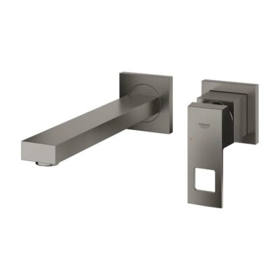 Grohe Eurocube eengreeps inbouw wastafelmengkraan hard graphite geborsteld 23447AL0 4