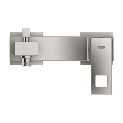 Grohe Eurocube eengreeps opbouw badmengkraan 2 verbruikers supersteel 23140DC0 5