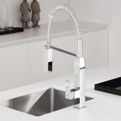 Grohe Eurocube eengreeps spoelbakmengkraan met 360° zwenkuitloop en SpeedClean technologie 31395000 4