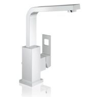 Grohe Eurocube eengreeps wastafelmengkraan L-Size chroom met waterbesparing en snelsluiting 2313500E