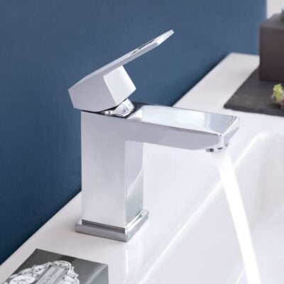 Grohe Eurocube eengreeps wastafelmengkraan S-Size chroom met waterbesparing en snelmontage 2313200E 5