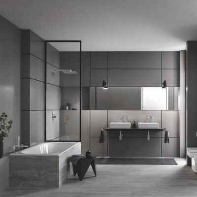 Grohe Eurocube eenhendel inbouw badrandkraan supersteel 19897DC1 4