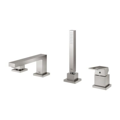Grohe Eurocube eenhendel inbouw badrandkraan supersteel 19897DC1 5