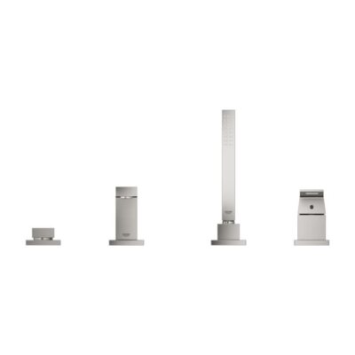 Grohe Eurocube eenhendel inbouw badrandkraan supersteel 19897DC1 6