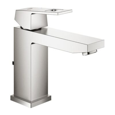 Grohe Eurocube wastafelkraan M-Size met EcoJoy met trekstang-afvoergarnituur supersteel 23445DC0 5