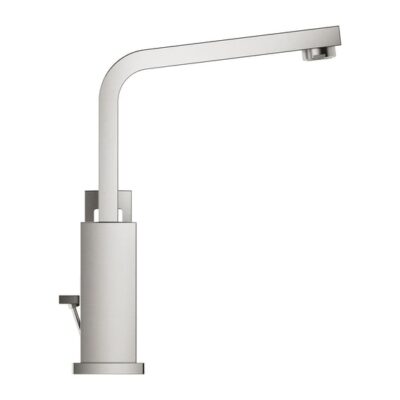 Grohe Eurocube wastafelkraan met trekstang-afvoergarnituur supersteel 23135DC0 8 Grohe Eurocube wastafelkraan met trekstang-afvoergarnituur supersteel 23135DC0 8