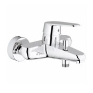 Grohe Eurodisc Cosmopolitan eengreeps badmengkraan wandmontage chroom met omstel 1/2 33390002 Grohe Eurodisc Cosmopolitan eengreeps badmengkraan wandmontage chroom met omstel 1/2 33390002