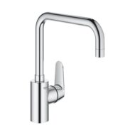 Grohe Eurodisc Cosmopolitan eengreeps keukenmengkraan hoge uitloop chroom met SilkMove technologie 32259003 Grohe Eurodisc Cosmopolitan eengreeps keukenmengkraan hoge uitloop chroom met SilkMove technologie 32259003