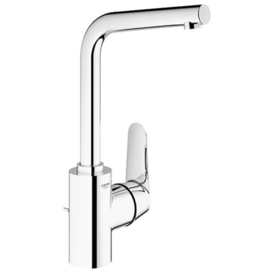 Grohe Eurodisc Cosmopolitan wastafelkraan L-Size met trekstang-afvoergarnituur chroom 23054003 4