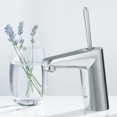 Grohe Eurodisc Joy eengreeps wastafelmengkraan chroom met waterbesparing en snelle installatie 23427000 5