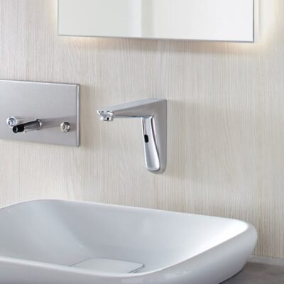Grohe Euroeco CE infrarood-elektronica wastafelwandarmatuur zonder mengkraan chroom 36274000 5