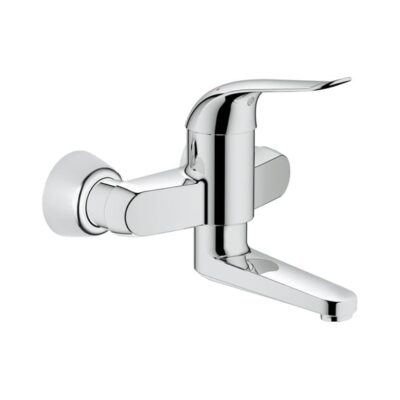 Grohe Euroeco Special eengreeps wandmontage wastafelmengkraan chroom met temperatuurbegrenzer 32767000 4
