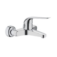 Grohe Euroeco Special eengreeps wastafelmengkraan wandmontage chroom met debietbegrenzing 32778000