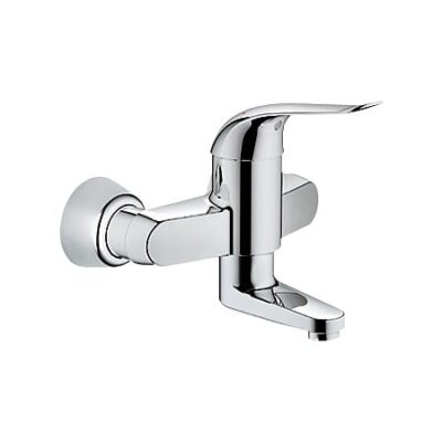 Grohe Euroeco Special eengreeps wastafelmengkraan wandmontage chroom met debietbeperking 32770000 4