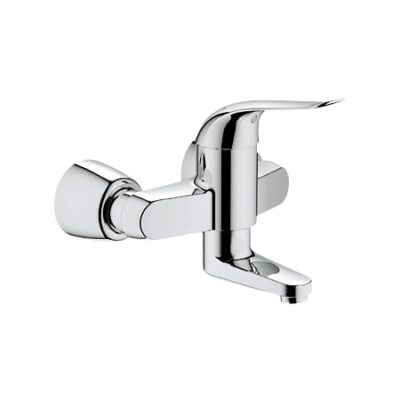 Grohe Euroeco Special eengreeps wastafelmengkraan wandmontage chroom met temperatuurbegrenzer 32768000 4