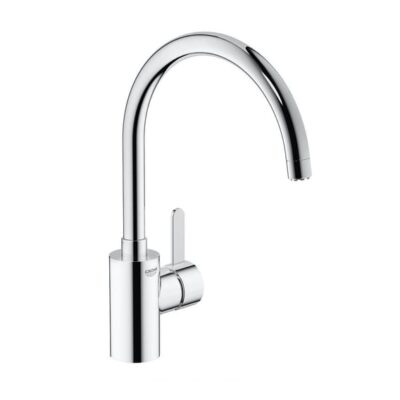 Grohe Eurosmart Cosmopolitan eengreeps keukenarmatuur lage druk hoge uitloop chroom 31180000 7