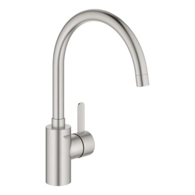 Grohe Eurosmart Cosmopolitan eengreepse gootsteenmengkraan hoge uitloop supersteel 32843DC2 4