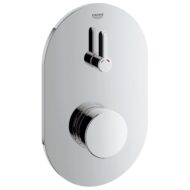 Grohe Eurosmart CT zelfsluitende mengkraan met temperatuurbegrenzer en chroomafwerking 36321000