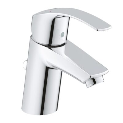 Grohe Eurosmart wastafelkraan S-Size met EcoJoy met trekstang-afvoergarnituur chroom 23456002 6 Grohe Eurosmart wastafelkraan S-Size met EcoJoy met trekstang-afvoergarnituur chroom 23456002 6