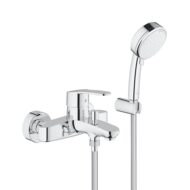 Grohe Eurostyle Cosmopolitan eengreeps badmengkraan wandmontage chroom met handdouche 3359220A