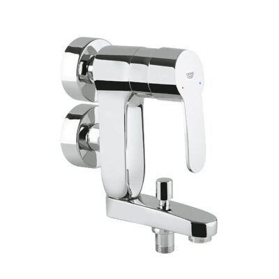 Grohe Eurostyle Cosmopolitan Vertica eengreeps badmengkraan wandmontage chroom met debietbegrenzer 23301000 4