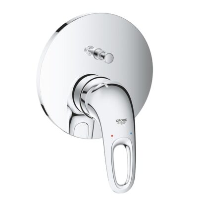 Grohe Eurostyle eengreeps badmengkraan met omstel en keramische cartridge chroom 24049003 4