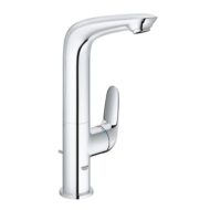 Grohe Eurostyle eengreeps wastafelmengkraan L-formaat chroom met 360° zwenkuitloop 23718003