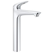 Grohe Eurostyle eengreeps wastafelmengkraan XL-Size chroom met temperatuurbegrenzer 23570003