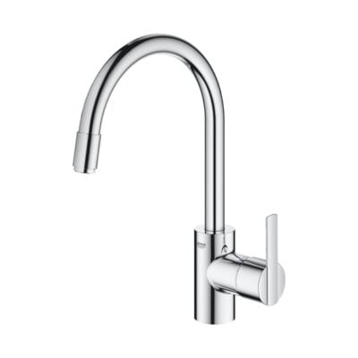 Grohe Feel draaibare uittrekbare keukenmengkraan chroom 32671002 6 Grohe Feel draaibare uittrekbare keukenmengkraan chroom 32671002 6