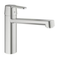 Grohe Get eenhendel keukenmengkraan draaibaar supersteel 30196DC0 Grohe Get eenhendel keukenmengkraan draaibaar supersteel 30196DC0
