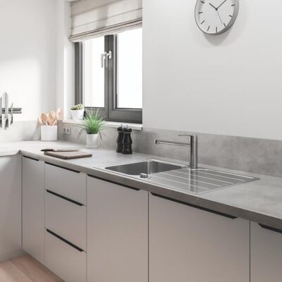 Grohe Get eenhendel keukenmengkraan draaibaar supersteel 30196DC0 5