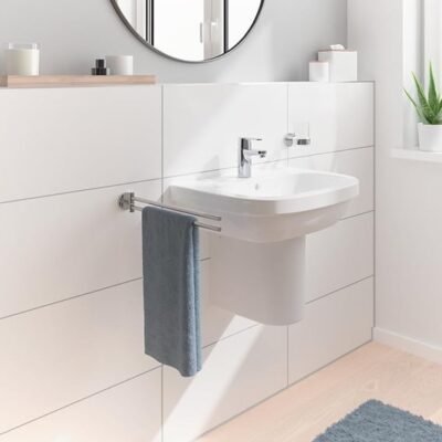 Grohe Get wastafelkraan S-Size met EcoJoy met trekstang afvoergarnituur chroom 31148000 5