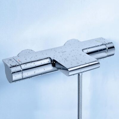Grohe Grohtherm 2000 Cool Touch wandopbouw thermostatische badmengkraan met grepen chroom 34174001 6