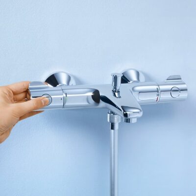 Grohe Grohtherm 800 wandopbouw thermostatische badmengkraan met keramische afsluiting chroom 34567000 5