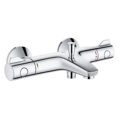 Grohe Grohtherm 800 wandopbouw thermostatische badmengkraan met keramische afsluiting chroom 34567000 6