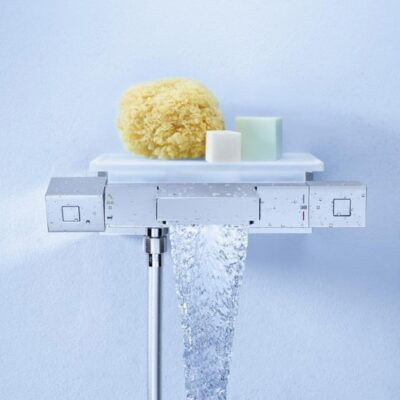 Grohe Grohtherm Cube eengreeps thermostaatbadmengkraan chroom met waterval en EcoJoy 34497000 4