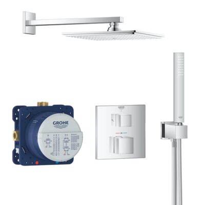 Grohe Grohtherm Cube inbouw douchesysteem met Rainshower 230 en thermostaatfunctie chroom 34741000 4