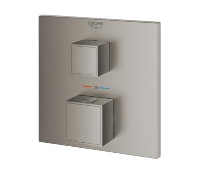 Grohe Grohtherm Cube thermostaat voor douche 1 verbruiker hard graphite geborsteld 24153AL0 4