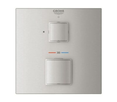 Grohe Grohtherm Cube thermostaat voor douche 1 verbruiker supersteel 24153DC0 5