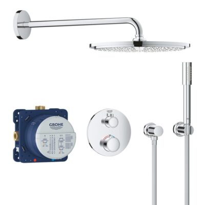 Grohe Grohtherm inbouw douchesysteem met Rainshower 310 chroom TurboStat en SafeStop 34731000 4