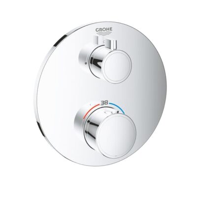 Grohe Grohtherm inbouwthermostaat met 2 knoppen en SafeStop veiligheid – chroom 24075000 4