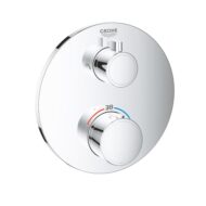 Grohe Grohtherm inbouwthermostaat met 2-weg omschakeling en veiligheidsslot chroom 24076000