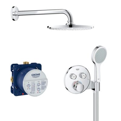 Grohe Grohtherm SmartControl eengreeps inbouw regendoucheset met TurboStat en EcoJoy chroom 34743000 4
