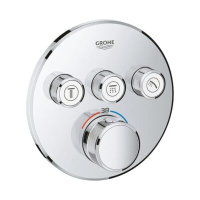 GROHE Grohtherm SmartControl inbouwthermostaat met 3 functies en chroom afwerking 29121000 9