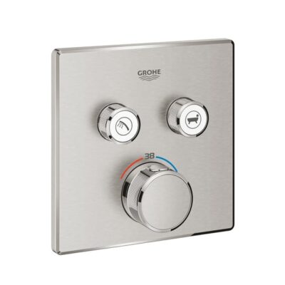 Grohe Grohtherm SmartControl thermostaat voor bad & douche 2 verbruikers supersteel 29124DC0 5