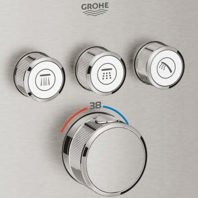 Grohe Grohtherm SmartControl thermostaat voor douche 3 verbruikers supersteel 29126DC0 4