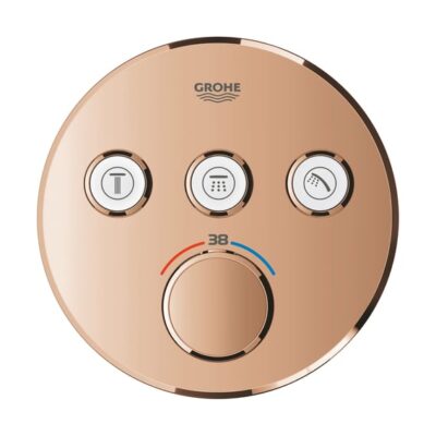 Grohe Grohtherm SmartControl thermostaat voor douche 3 verbruikers warm sunset 29121DA0 7 Grohe Grohtherm SmartControl thermostaat voor douche 3 verbruikers warm sunset 29121DA0 7