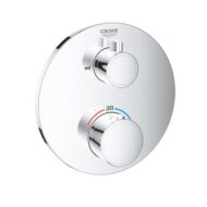 Grohe Grohtherm thermostatische badmengkraan met 2-weg omschakeling en veiligheidssystemen chroom 24077000